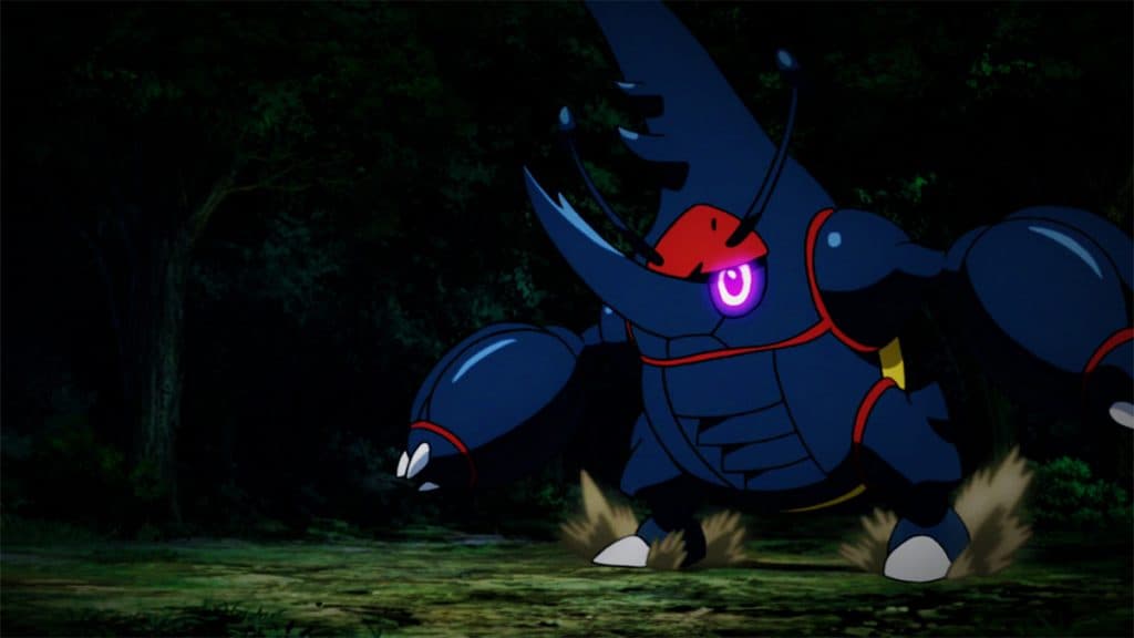 Mega Heracross in the Anime