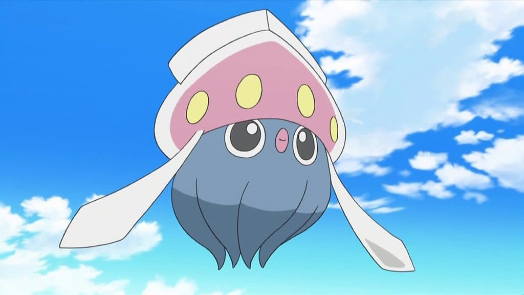 Inkay in Pokemon anime