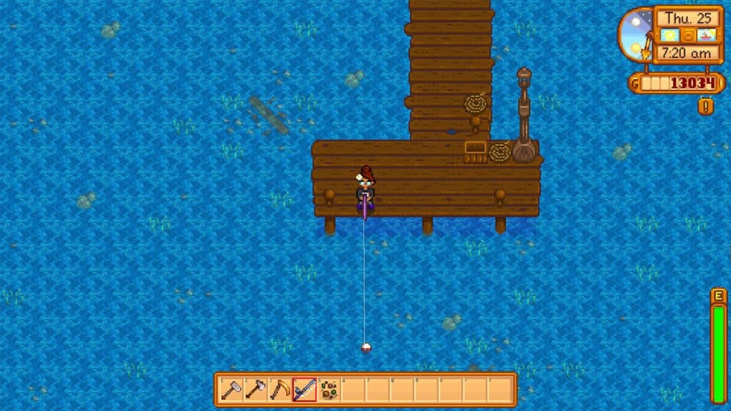 Fishing in the Ocean Stardew Valley