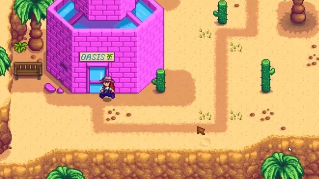 Oasis store in Stardew Valley