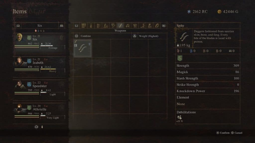 Spite Daggers in Dragon's Dogma 2