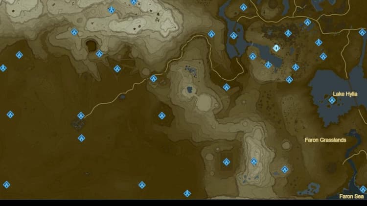 The Legend of Zelda: BOTW map – All regions & Shrines - Charlie INTEL