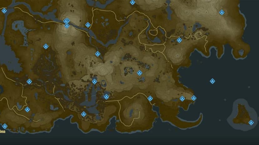 The Legend of Zelda: BOTW map – All regions & Shrines - Charlie INTEL