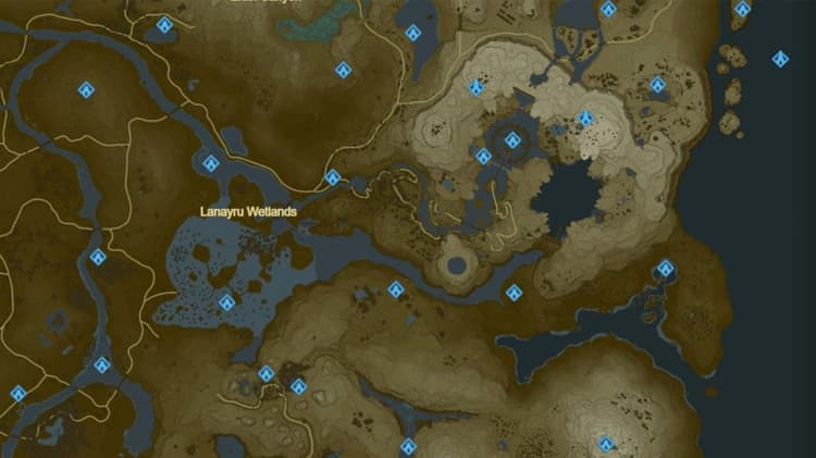 The Legend of Zelda: BOTW map – All regions & Shrines - Charlie INTEL