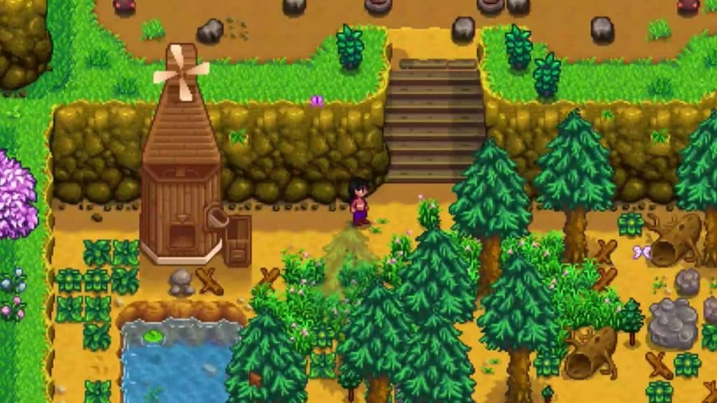 Mill working in Stardew Valley