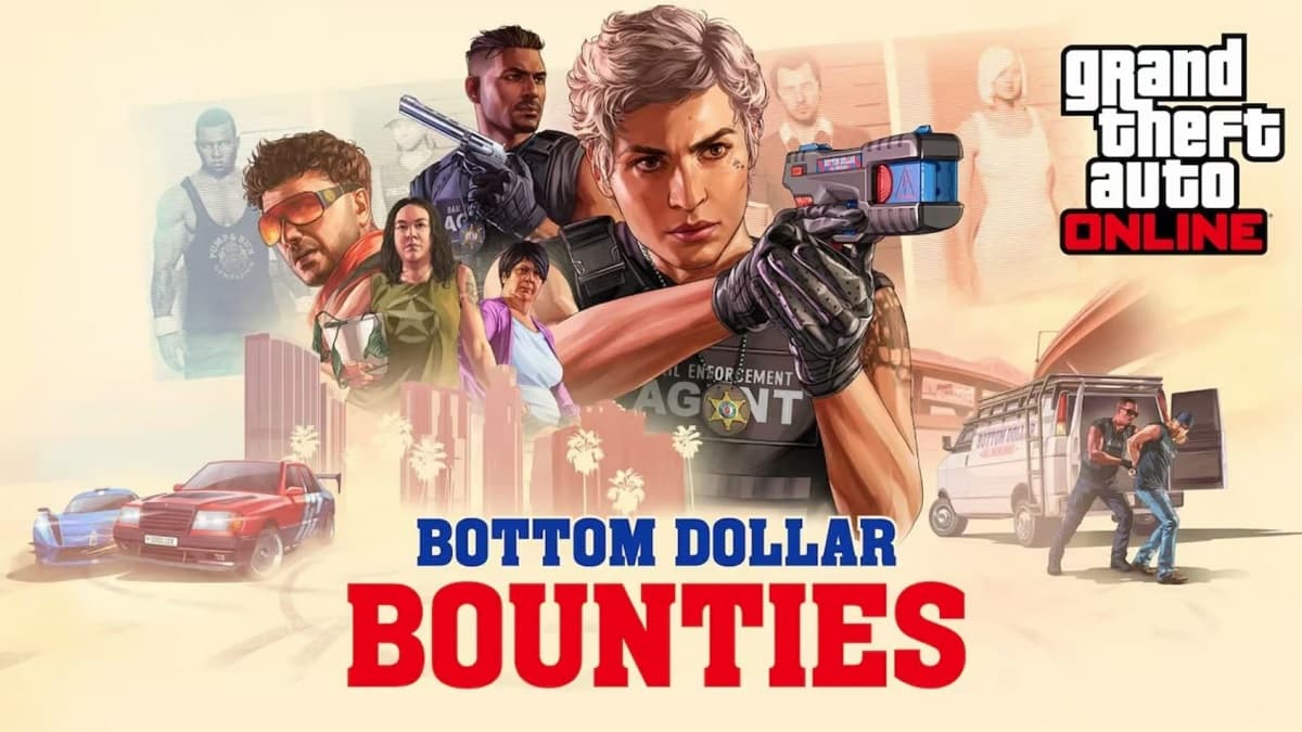 GTA Online's Bottom Dollar Bounties DLC cover