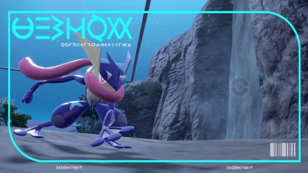 greninja in pokemon scarlet and violet indigo disk dlc