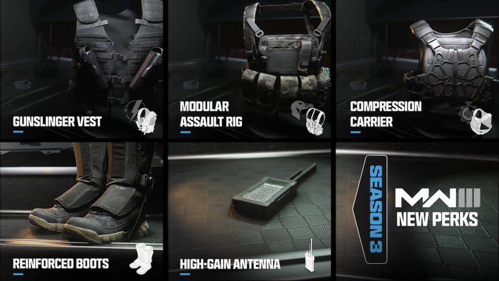 New Perks MW3 Season 3