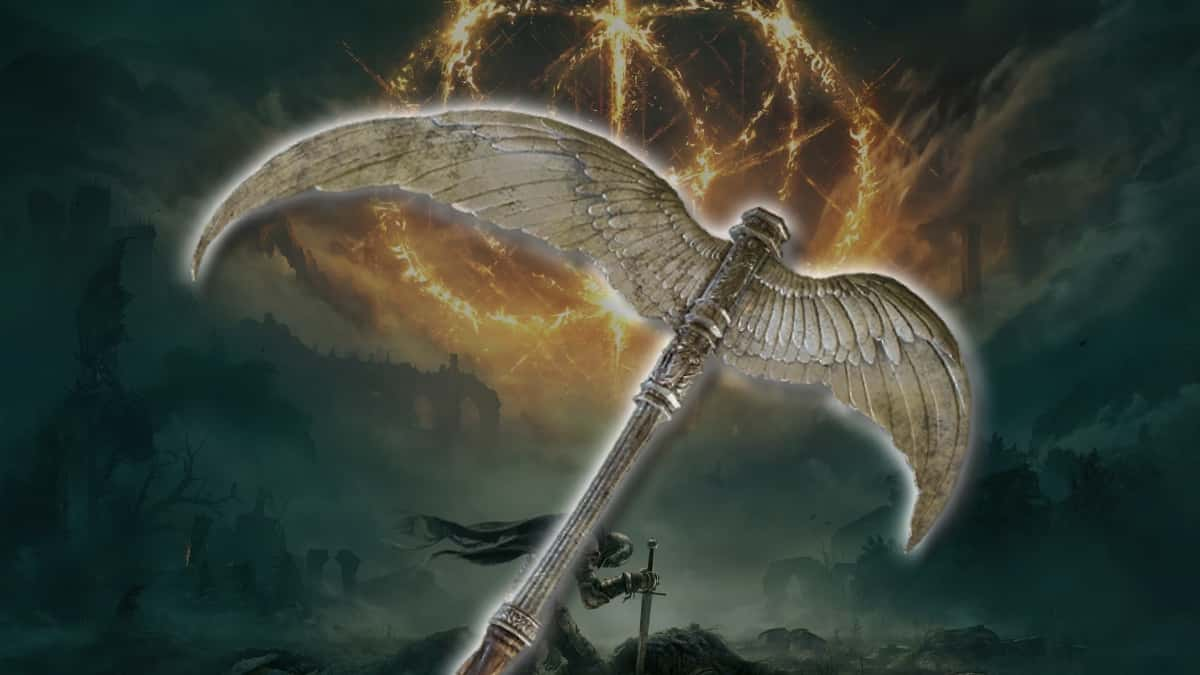 The Winged Scythe from Elden Ring