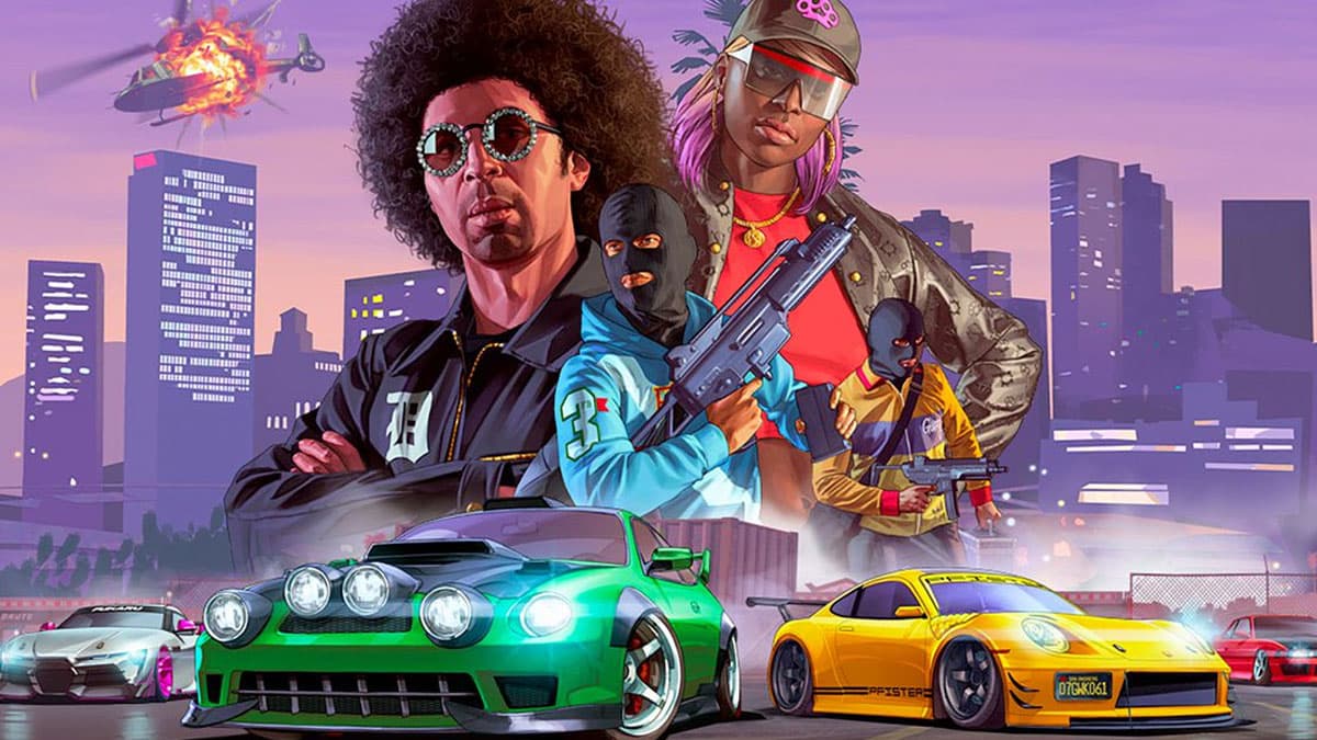 GTA online key art