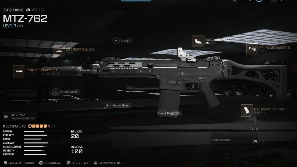 mtz-762 attachments in MW3