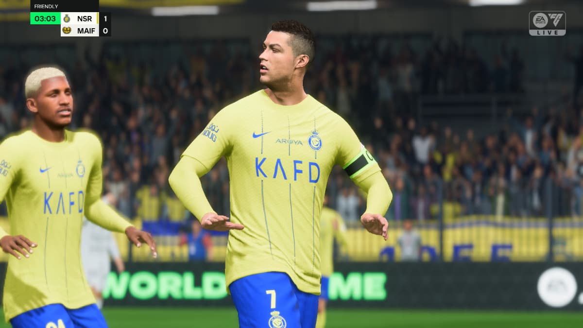 Ronaldo EA FC 24 Calma celebration