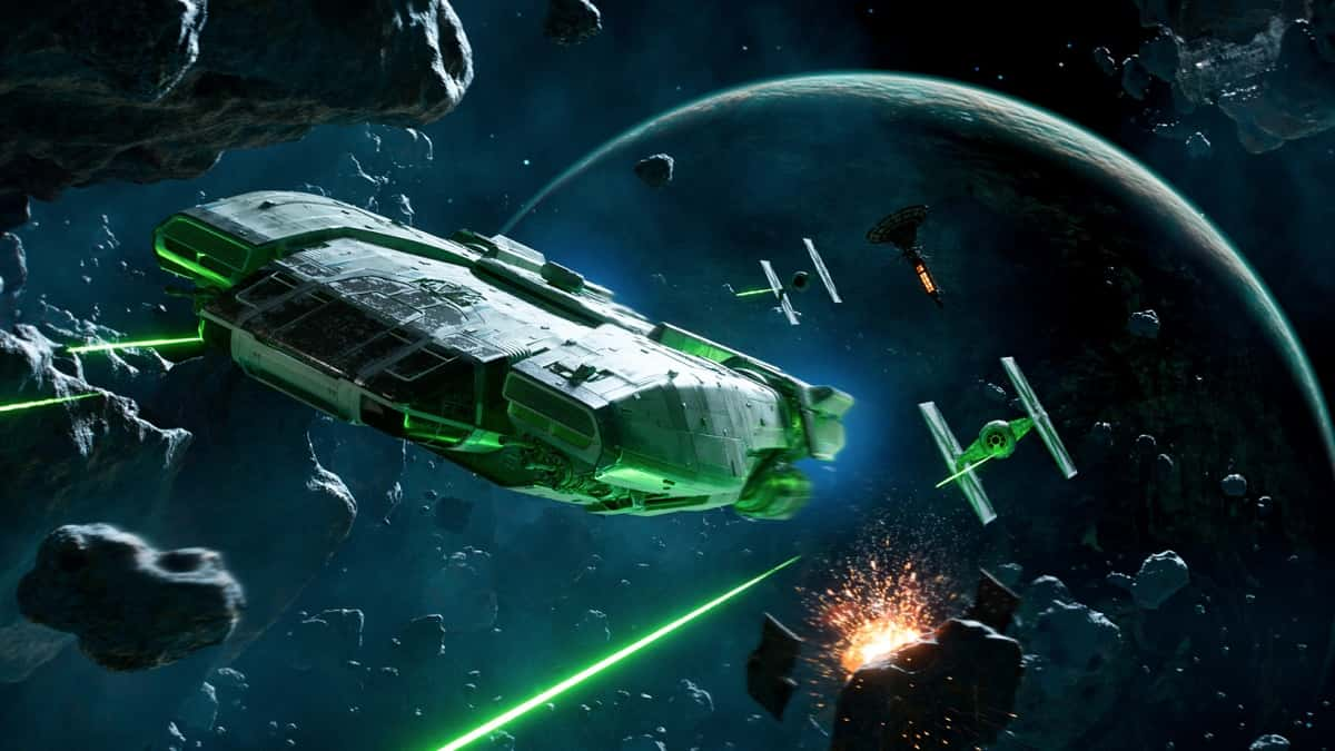 Kay's Spaceship in Star Wars Outlaws