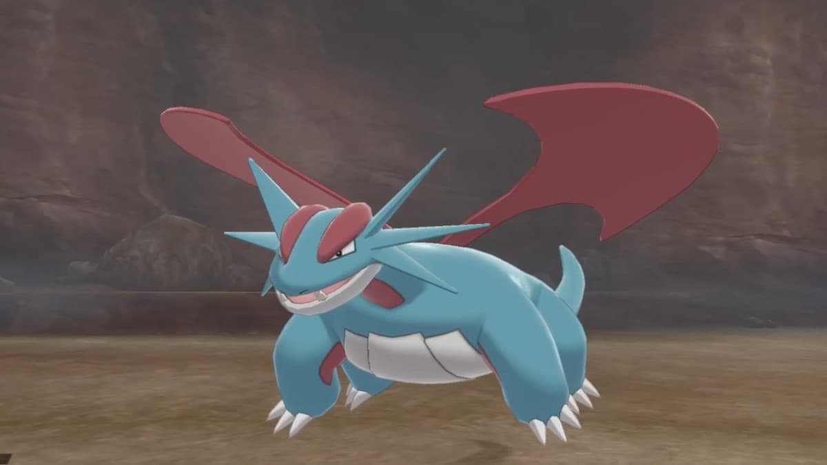 pseudo legendary pokemon salamence in scarlet and violet