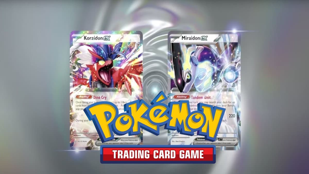 pokemon tcg ex cards koraidon and miraidon in scarlet and violet