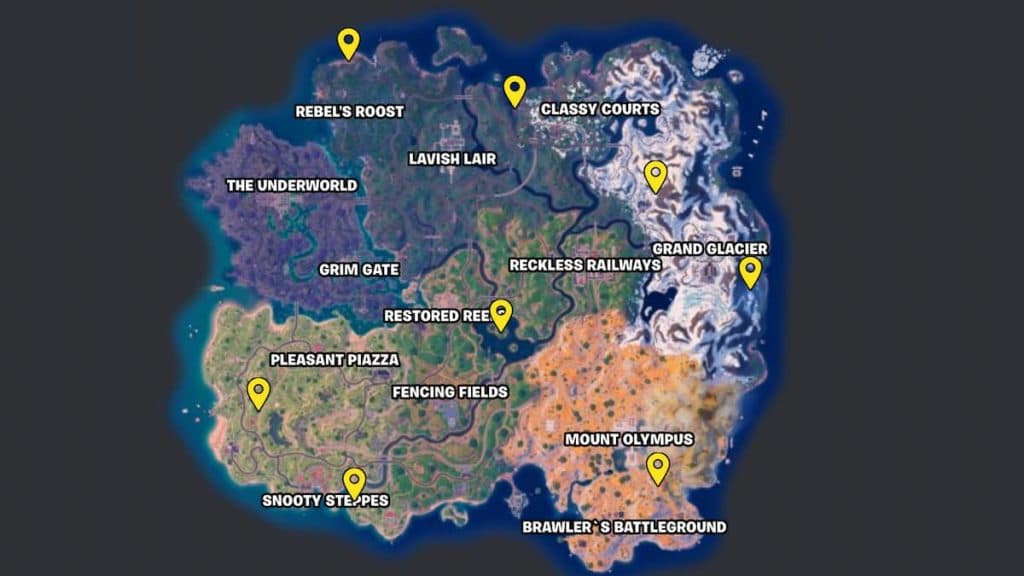 Fortnite: Where to find all Elemental Shrines - Charlie INTEL