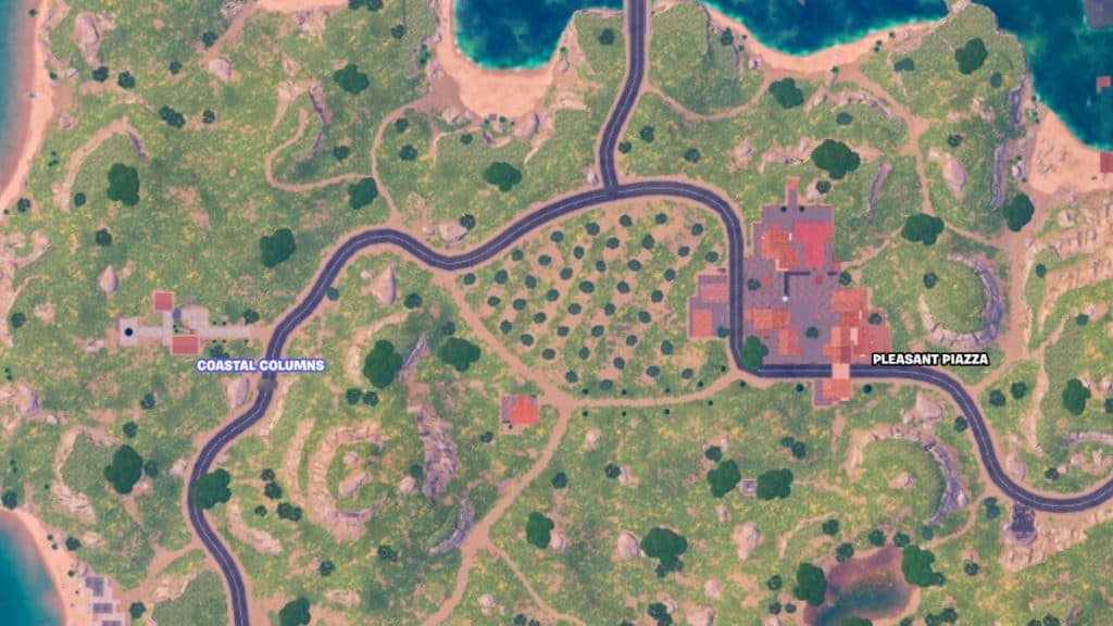 Coastal Columns location Fortnite