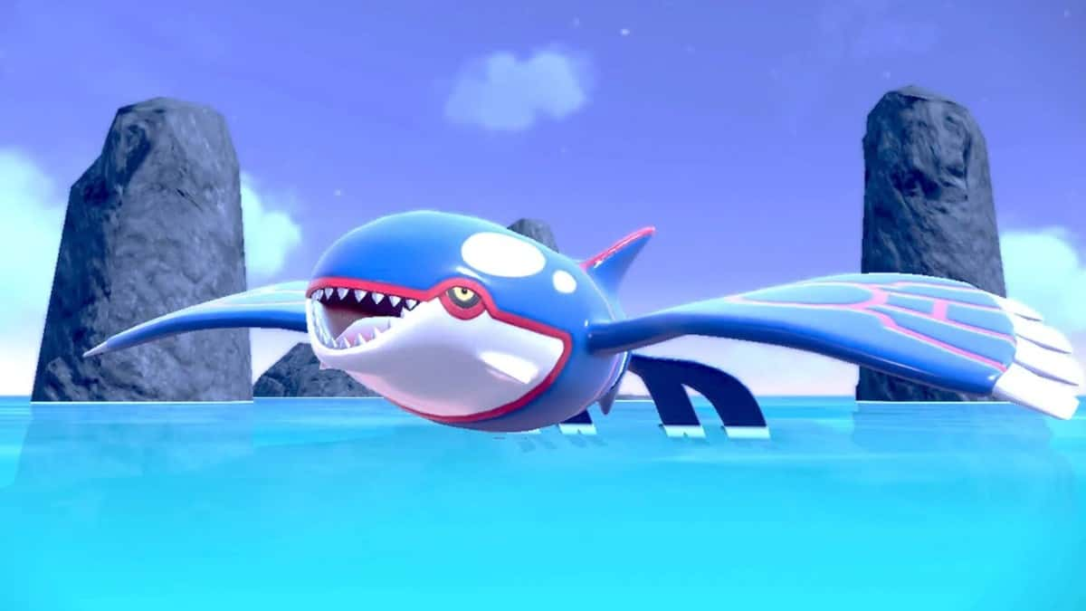 legendary pokemon kyogre in scarlet and violet indigo disk dlc