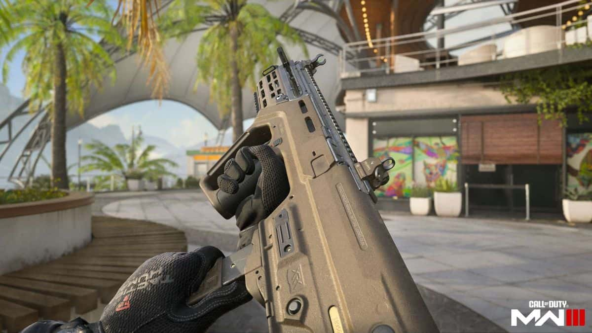 MW3 player using RAM-9 SMG