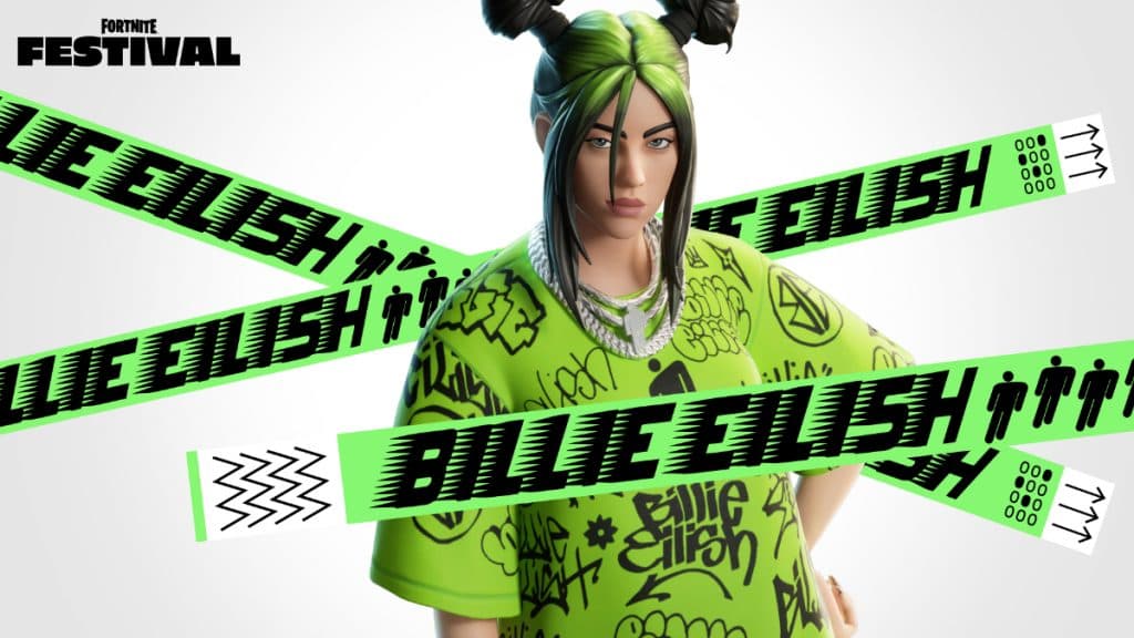 Billie Eilish in Fortnite Festival