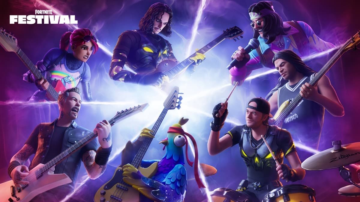 Fortnite Festival Battle Stage featuring Metallica