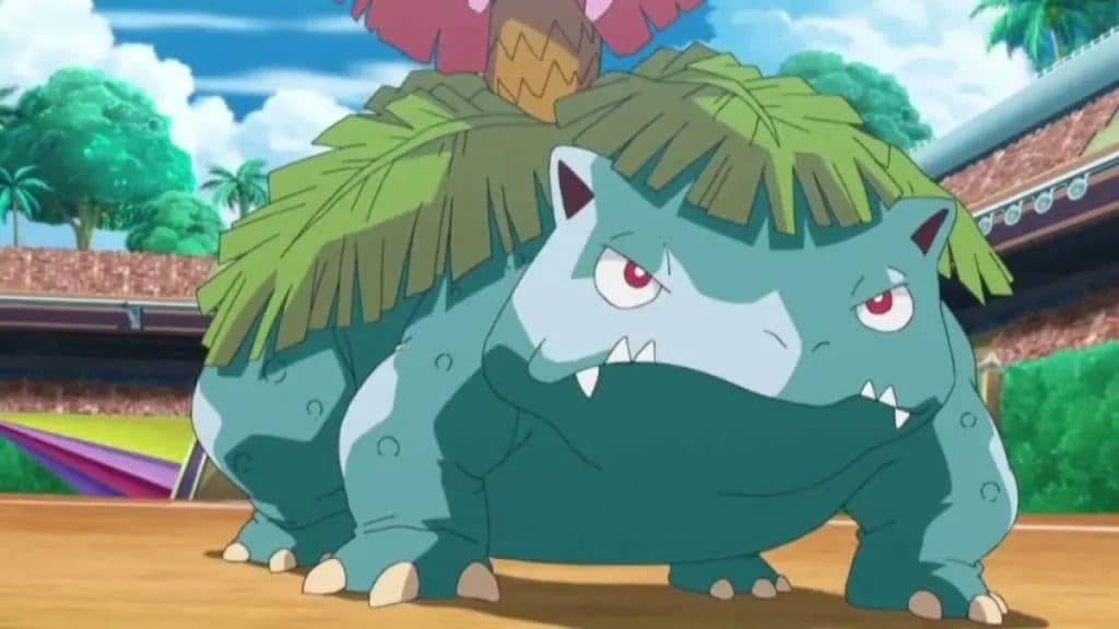 Venusaur in the Pokemon Anime