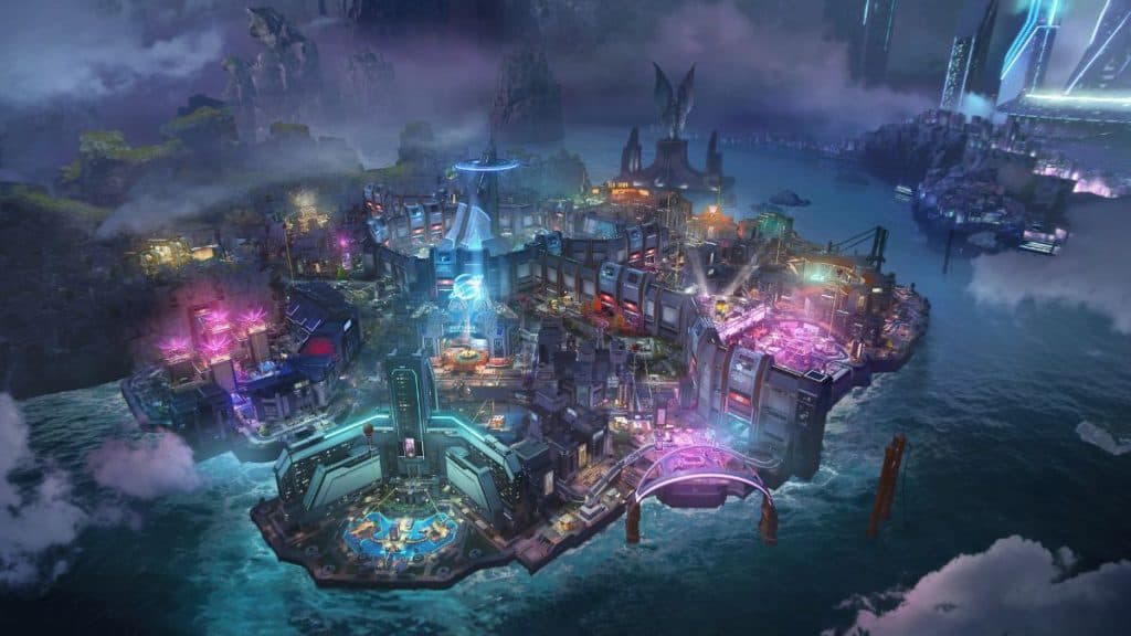 E-District map in Apex Legends