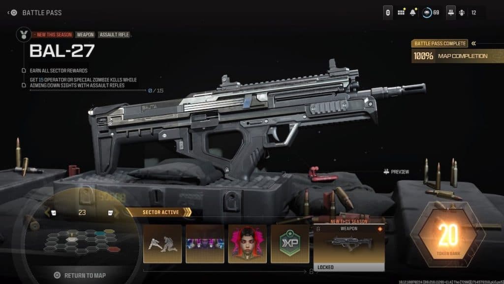 BAL-27 AR Warzone MW3 Battle Pass