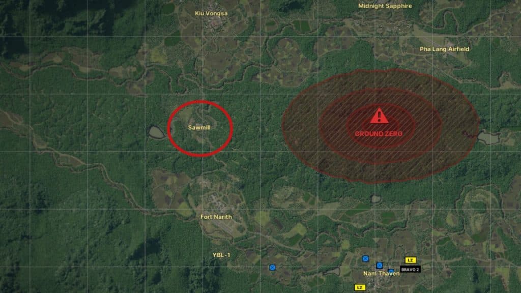 Sawmill location Gray Zone Warfare