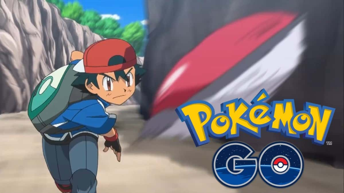 ash ketchum throwing a poke ball just like pokemon go