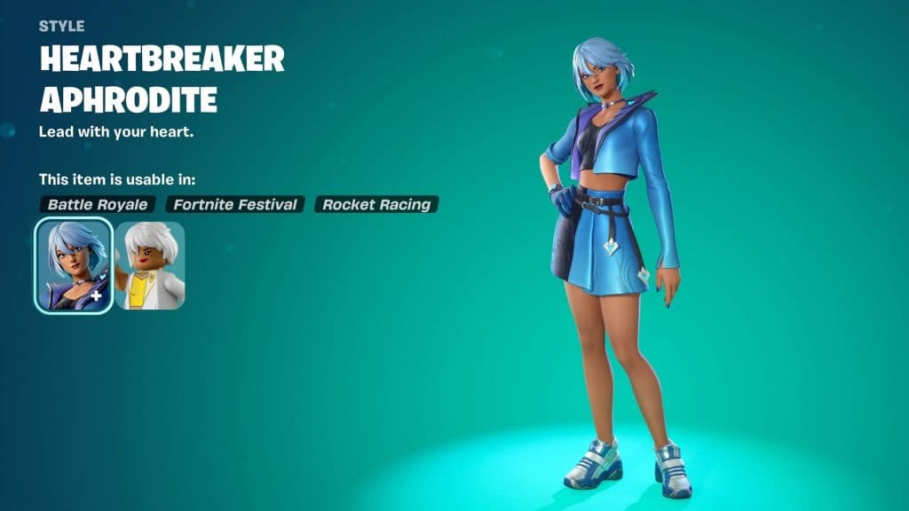 Heartbreaker Aphrodite style in Fortnite Chapter 5 Season 2