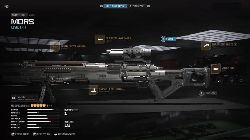 best MORS loadout Warzone attachments