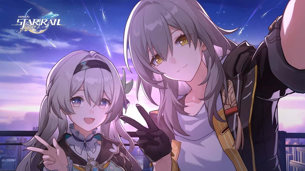 Firefly and Trailblazer in Honkai Star Rail