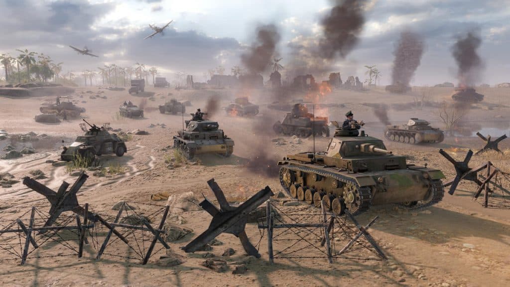 tanks fighting in men of war 2