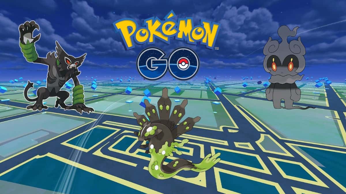 zarude, zygarde and marshadow in pokemon go