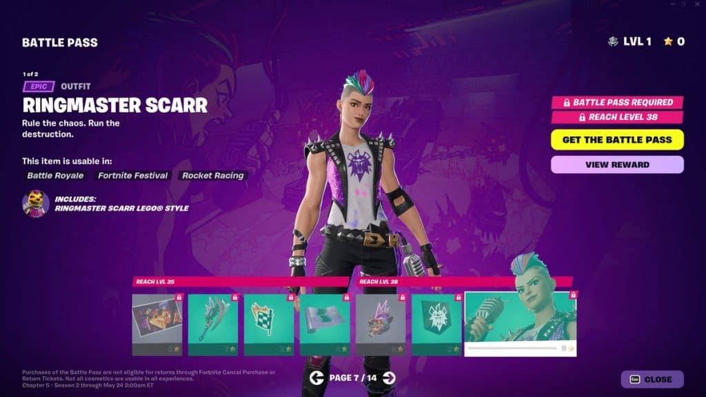 Fortnite Battle Pass Page 7