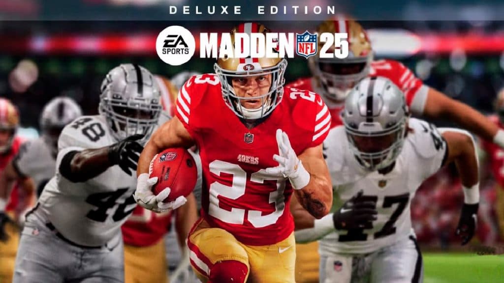 Christian McCaffrey also features the Madden 25 Deluxe Edition cover