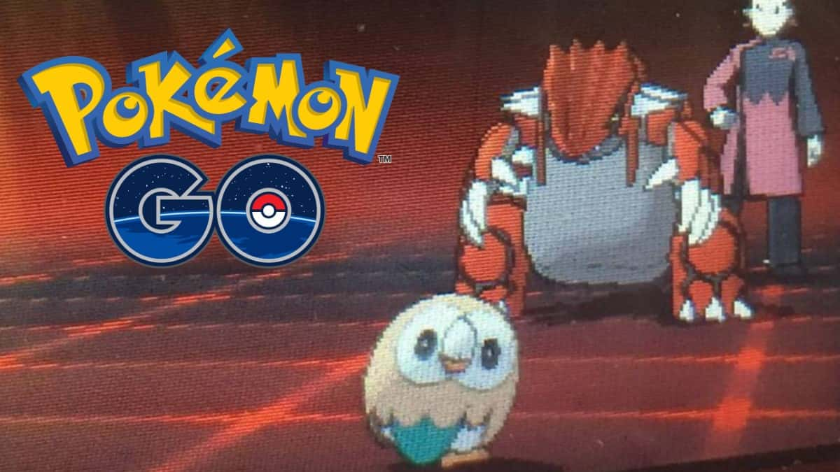 New Pokemon Go Snapshot feature recreates classic Rowlet vs Groudon ...