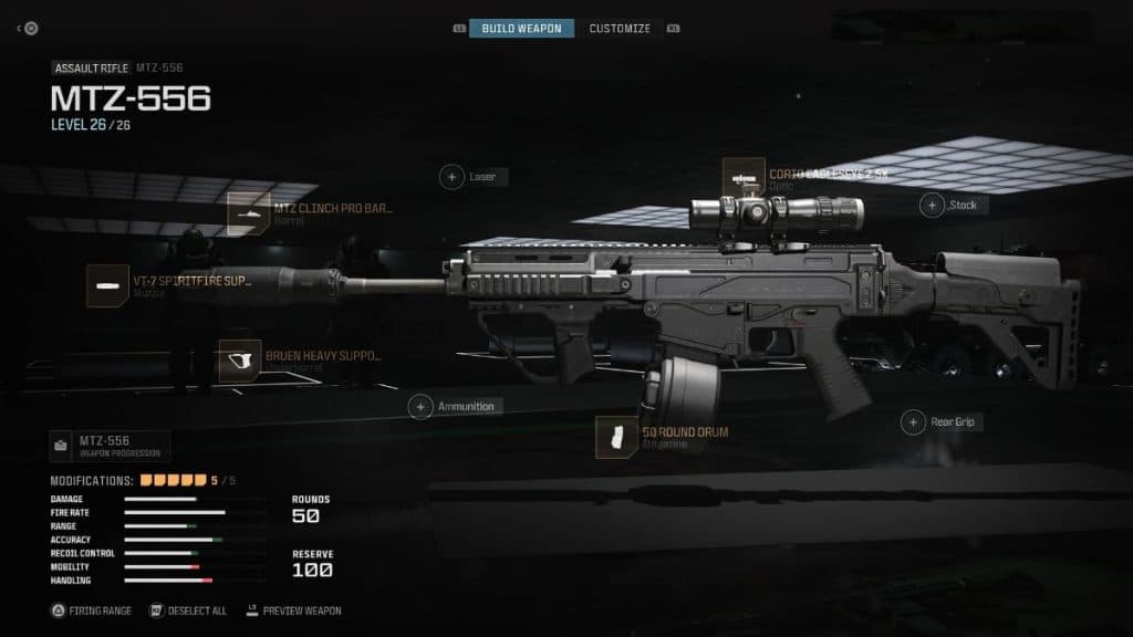 mw3 mtz-556 attachments for warzone