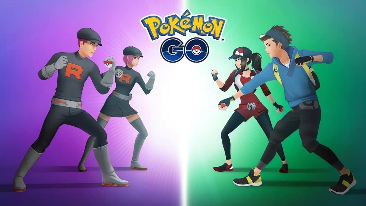 pokemon go trainers battling team go rocket grunts