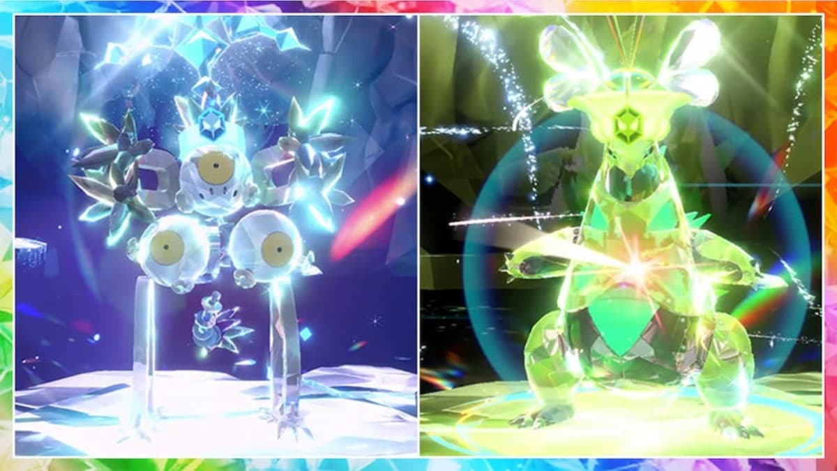 sandy shocks and iron thorns in pokemon scarlet and violet 5-star tera raids