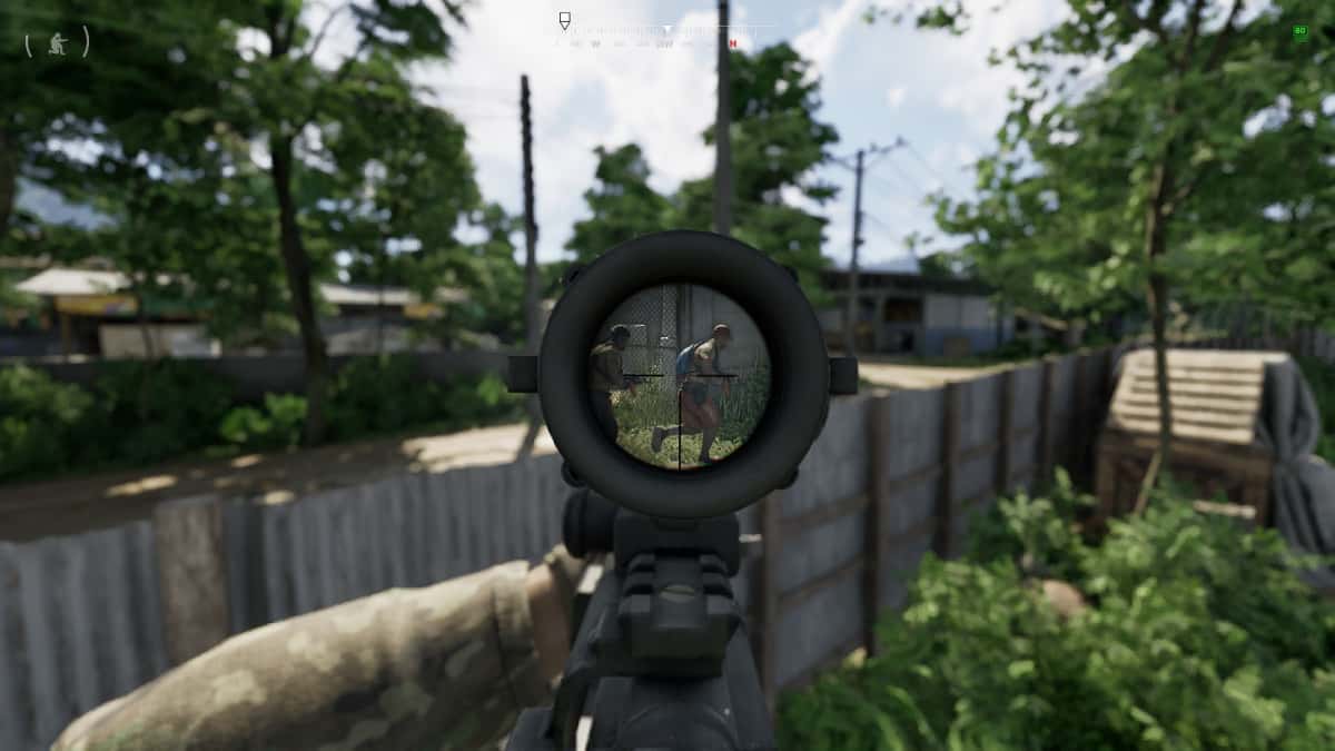 Focusing enemy through scope in Gray Zone Warfare
