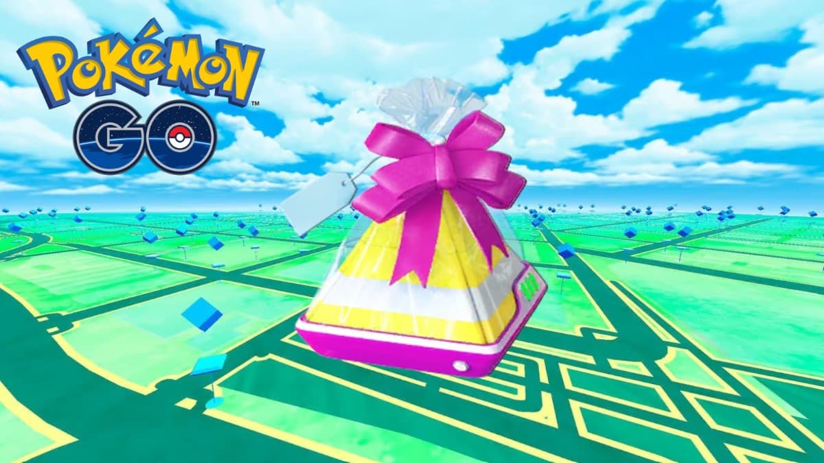 pokemon go gift with game background
