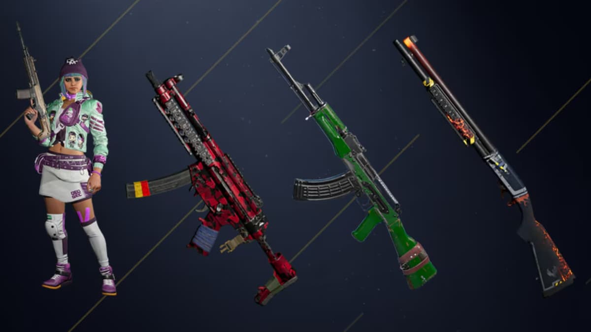 Character and weapon skins in XDefiant