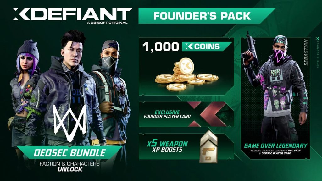 Объяснение XDefiant Founder’s Pack: цены, выпуски, контент и многое другое