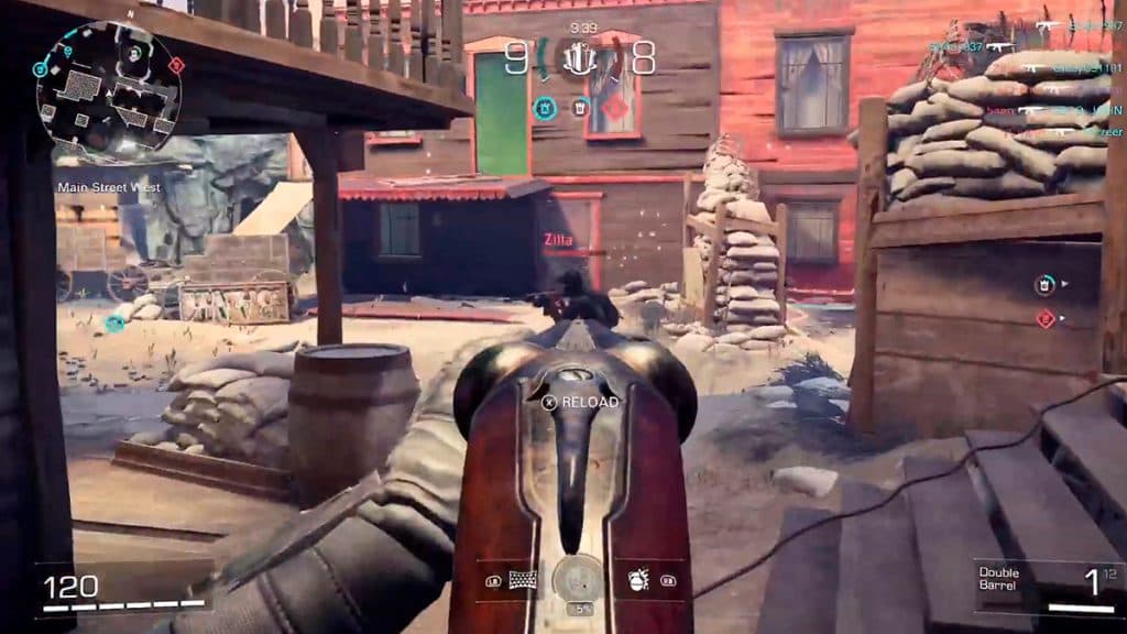 PLayer aiming with the Double Barrel in XDefiant