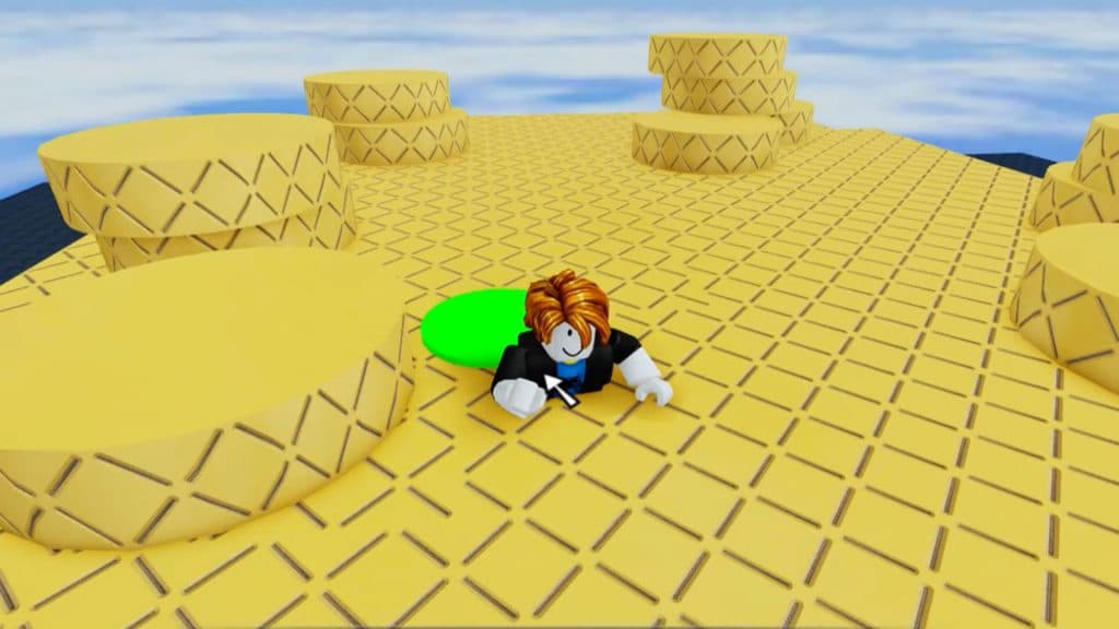 Player clipping through the 'Pot of Gold' in The Classic.