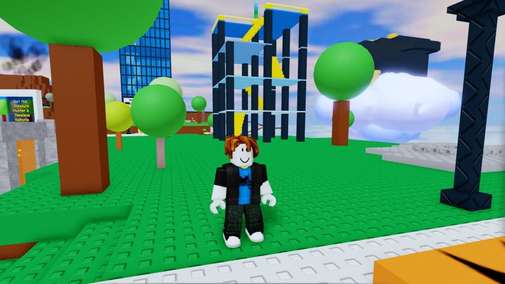 Blue Tower in Roblox The Classic.