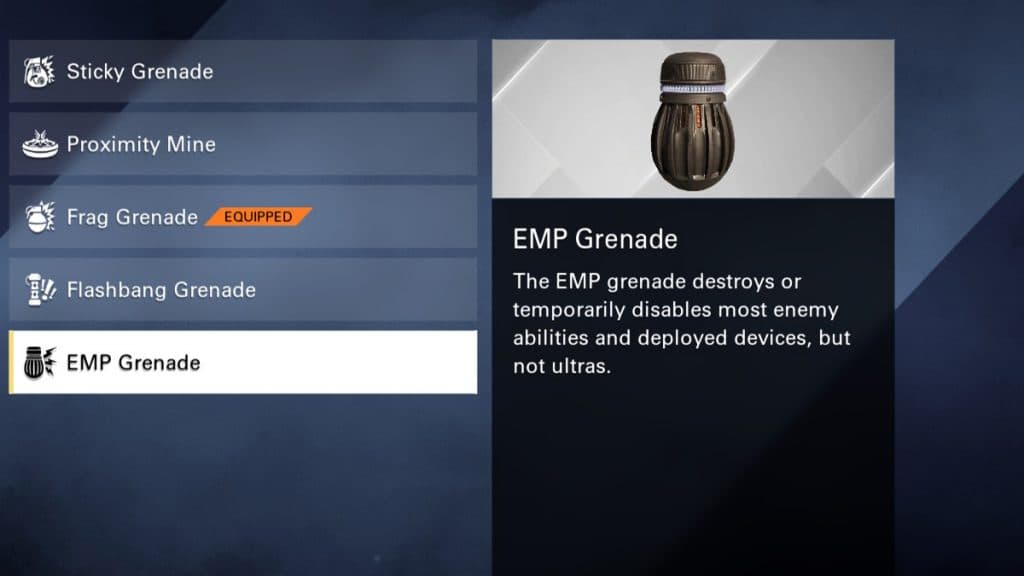 The EMP Grenade in XDefiant