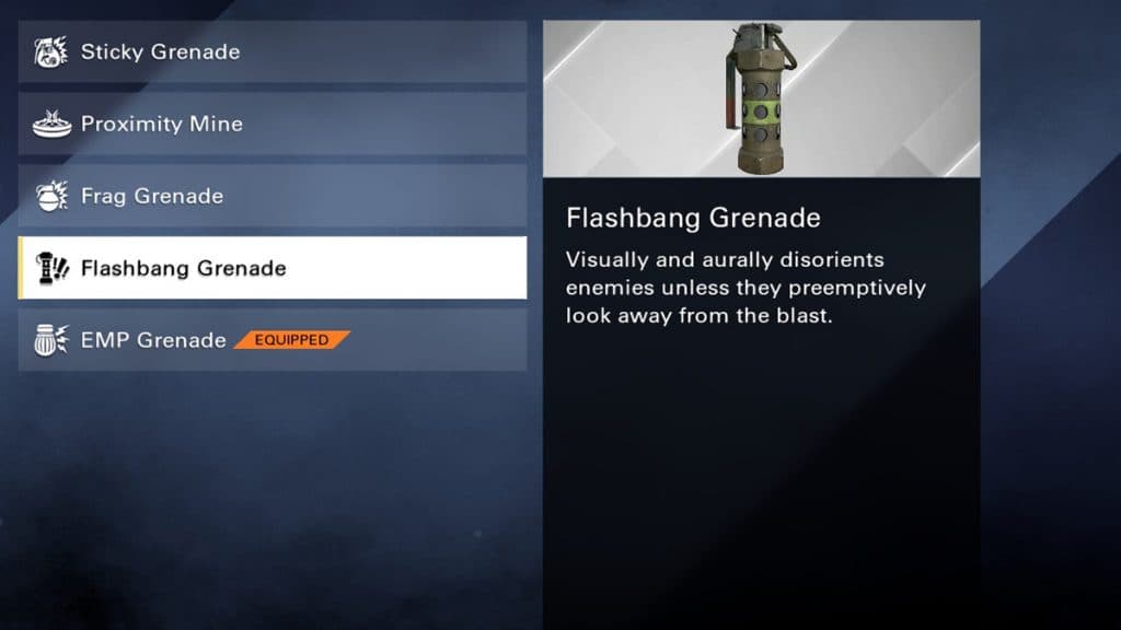 Flashbang Grenade in XDefiant